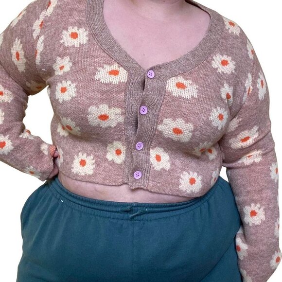 SHEIN Sweaters - Floral Sweater One Size